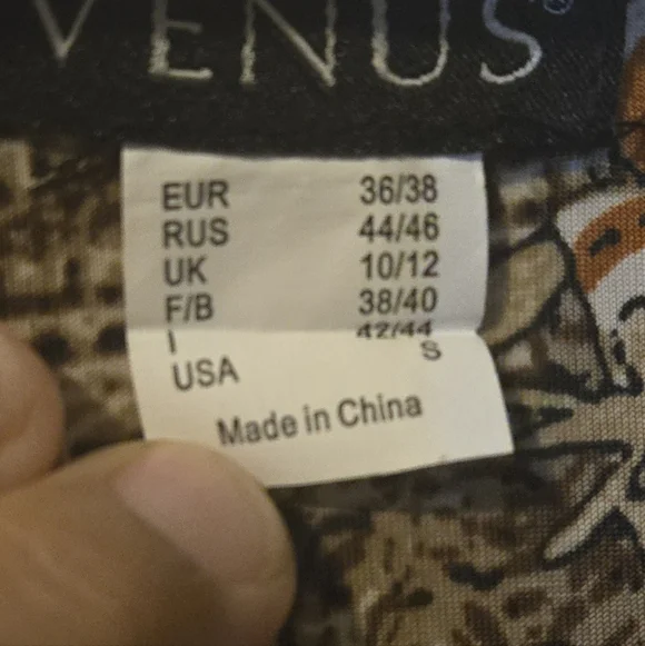 VENUS Paisley Print Jumpsuit in Cream and Brown - Picture 2 of 6